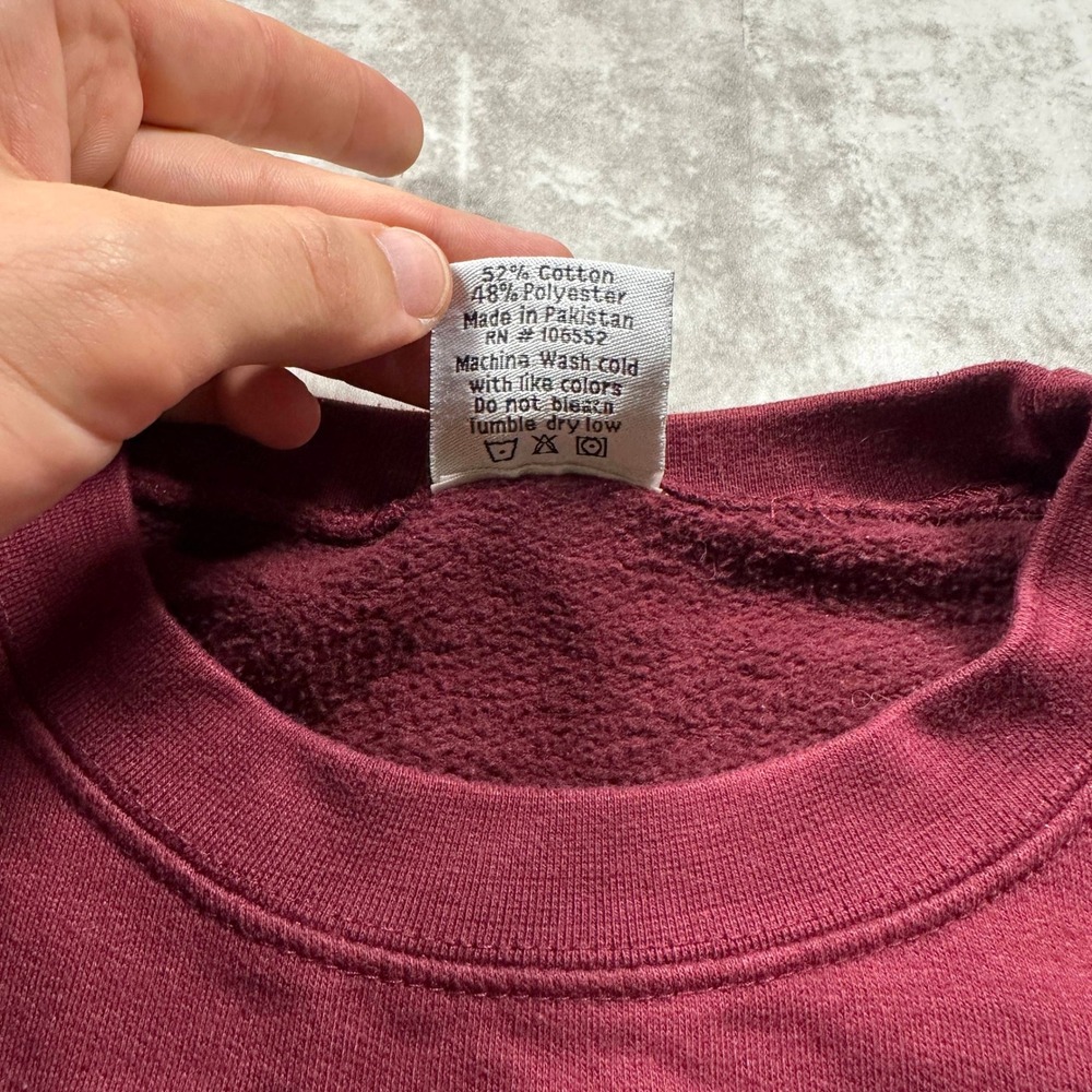 Prairie Mountain Sweatshirt Unisex Medium Maroon Smoky Mountains Tennessee - Picture 4 of 8